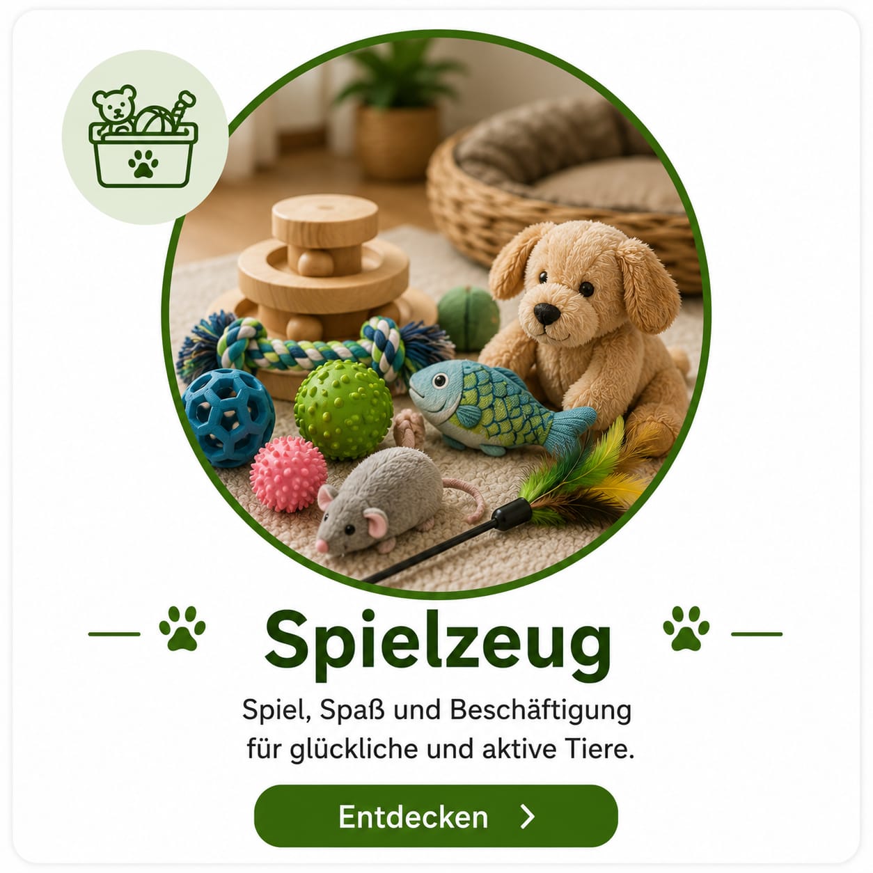 Tier-Spielzeug – Beschäftigung und Spielspaß für Hunde, Katzen und Kleintiere | VilosTierland