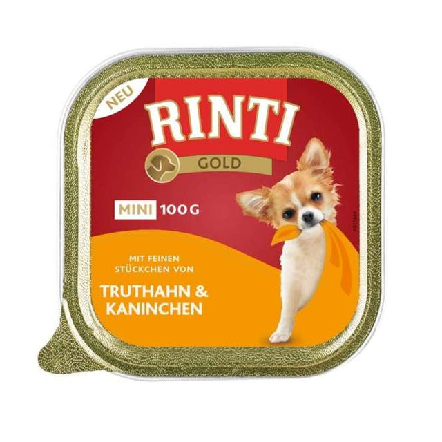 RINTI Gold Mini Truthahn & Kaninchen 16x100g