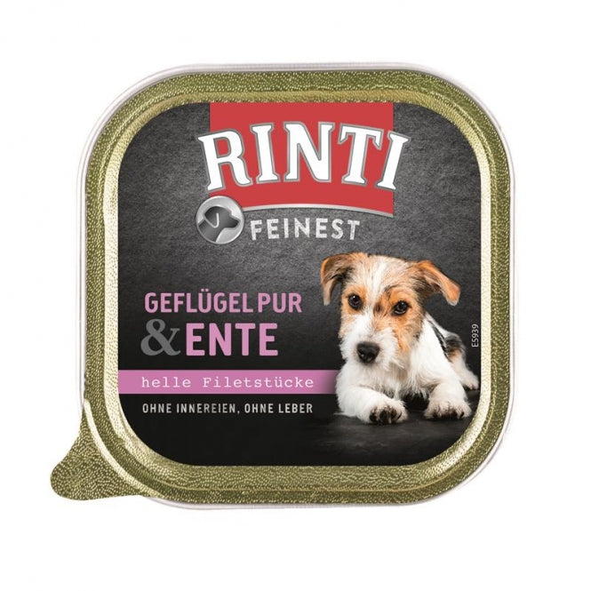 Rinti Schale Feinest Geflügel Pur & Ente 11x150g
