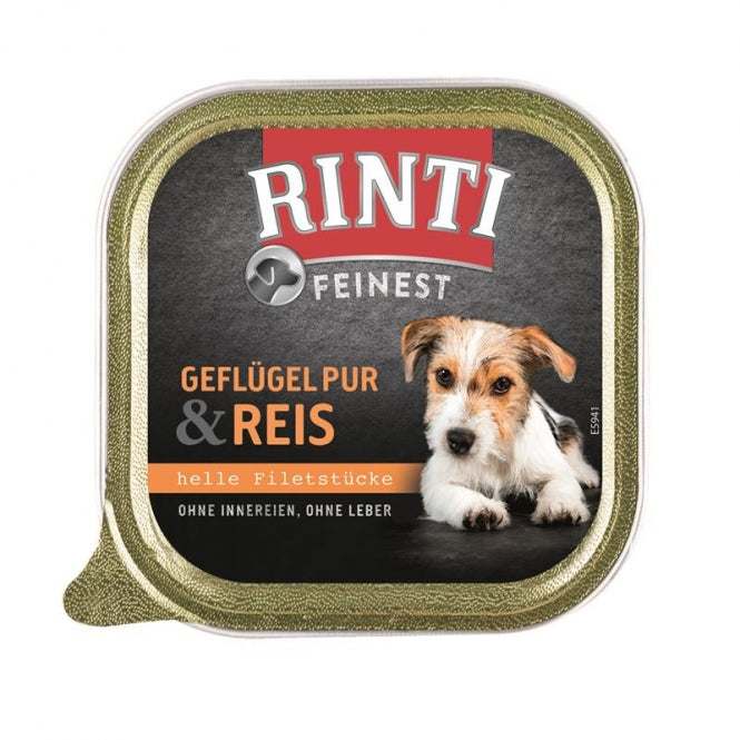 Rinti Schale Feinest Geflügel Pur & Reis 11x150g