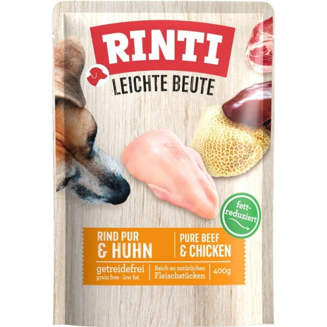 Rinti PB Leichte Beute Rind Pur + Huhn 10x400g