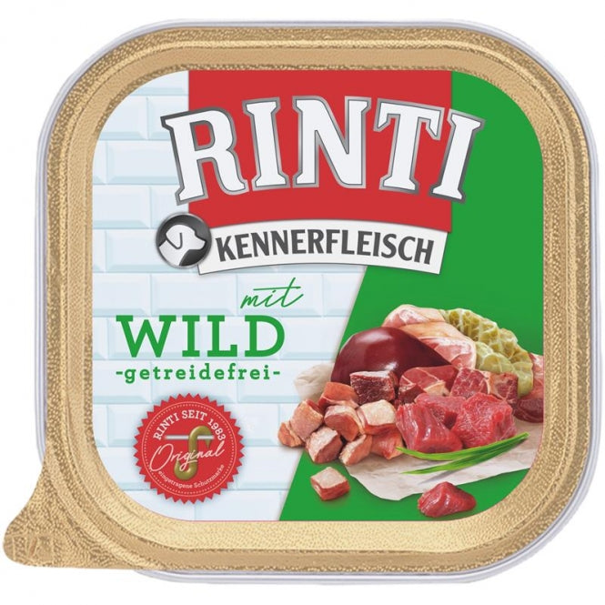 Rinti Schale Kennerfleisch mit Wild 9x300g