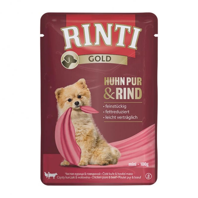 Rinti PB Gold Huhn Pur & Rind 10x100g
