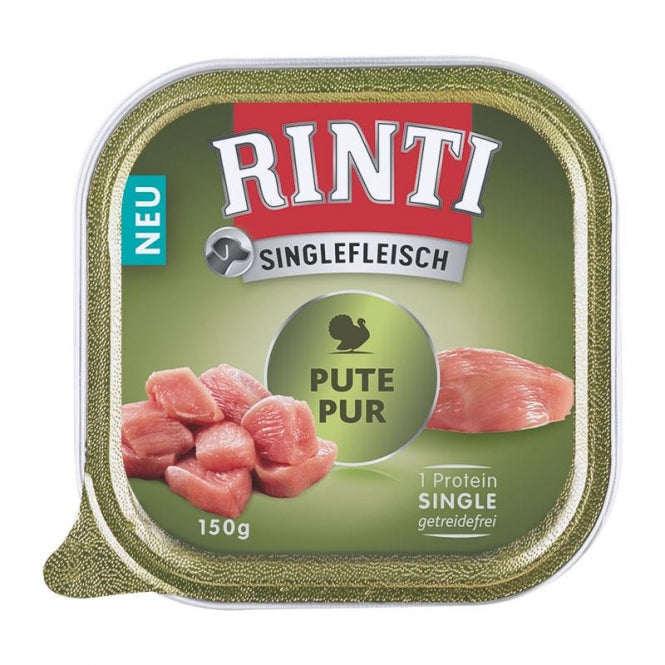 Rinti Schale Singlefleisch Pute Pur 10x150g