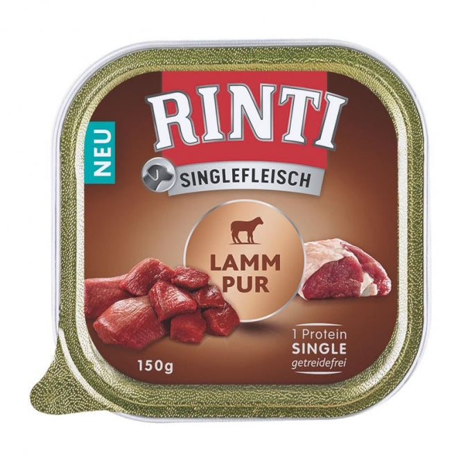Rinti Schale Singlefleisch Lamm Pur 10x150g