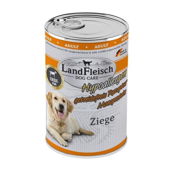 Landfleisch Dog Care Hypoallergen Ziege 6x400g