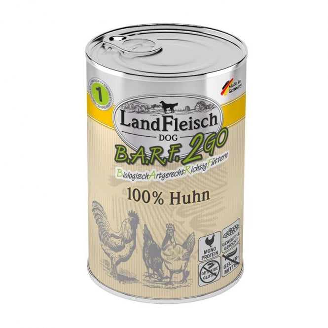 LandFleisch B.A.R.F.2GO 100% vom Huhn 6x400g