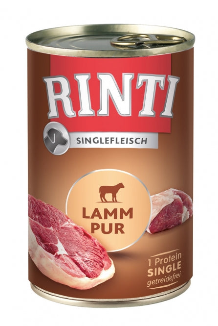Rinti Singlefleisch Lamm pur 12x400g