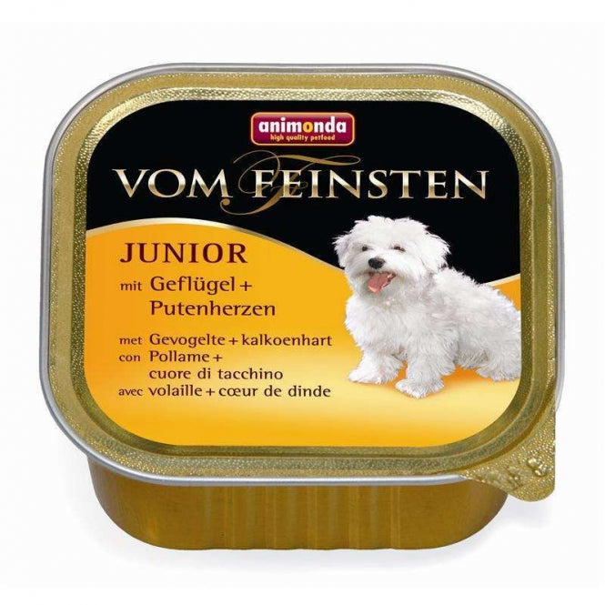 Animonda vom Feinsten Junior Geflügel & Putenherzen 22x150g