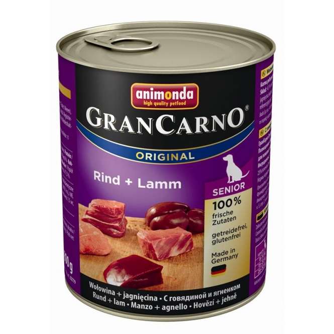 Animonda Dog Dose GranCarno Senior Rind & Lamm 6x800g