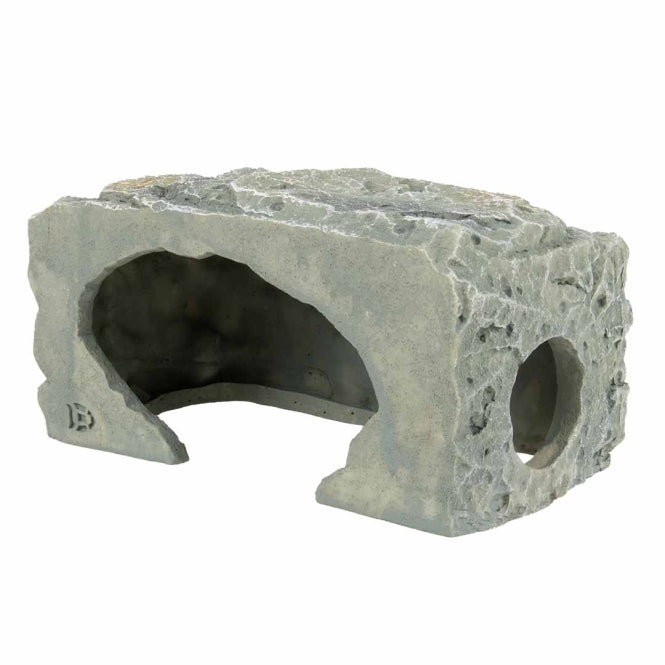 Aqua Della Zucht-Höhle Felsen - Grau - S - 15x7x7cm