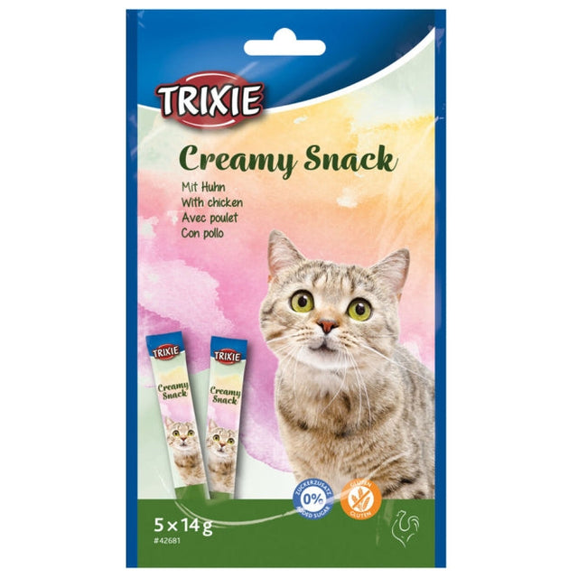 Trixie Creamy Snack mit Hühnerbrust - 5 × 14 g