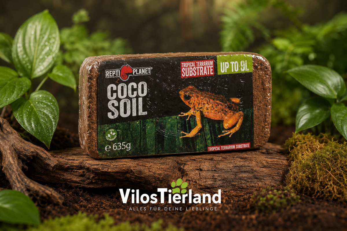 Repti Planet Coco Soil 635g - Kokossubstrat Bodengrund Schlangen Terrarium