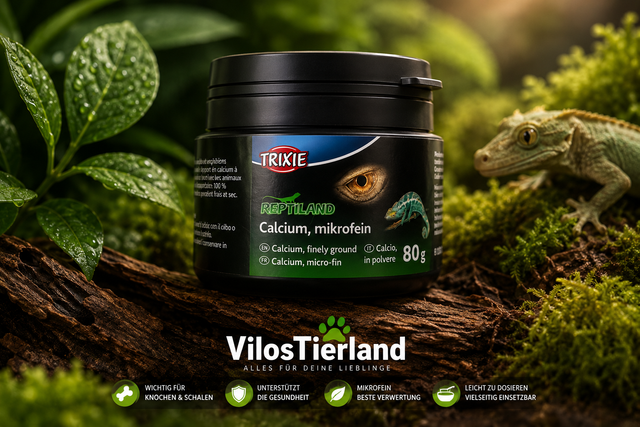 TRIXIE REPTILAND Calcium mikrofein 80g für Reptilien