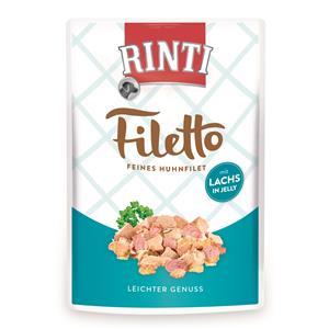 Rinti Filetto Jelly Huhn & Lachs 24100g