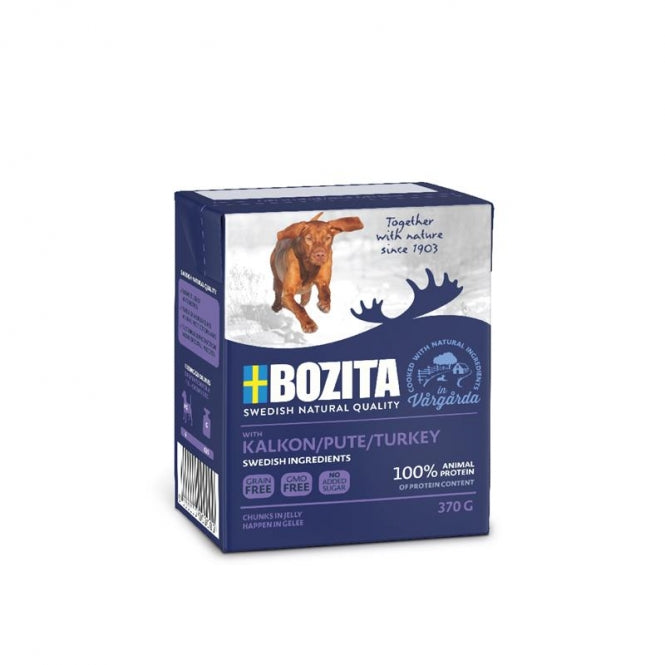 Bozita Dog Tetra Recard Happen in Gelee Pute 6x370g