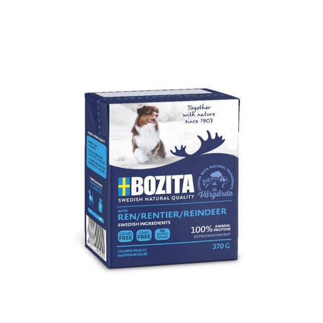 Bozita Dog Tetra Recard Happen in Gelee Rentier 6x370g