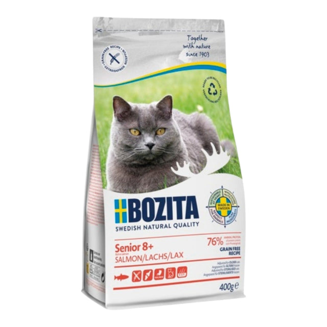 Bozita Cat Senior 8+ Grain free Salmon 400 g