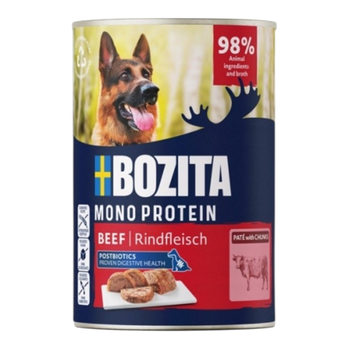 Bozita Dog Dose Pate Rind 6x400g