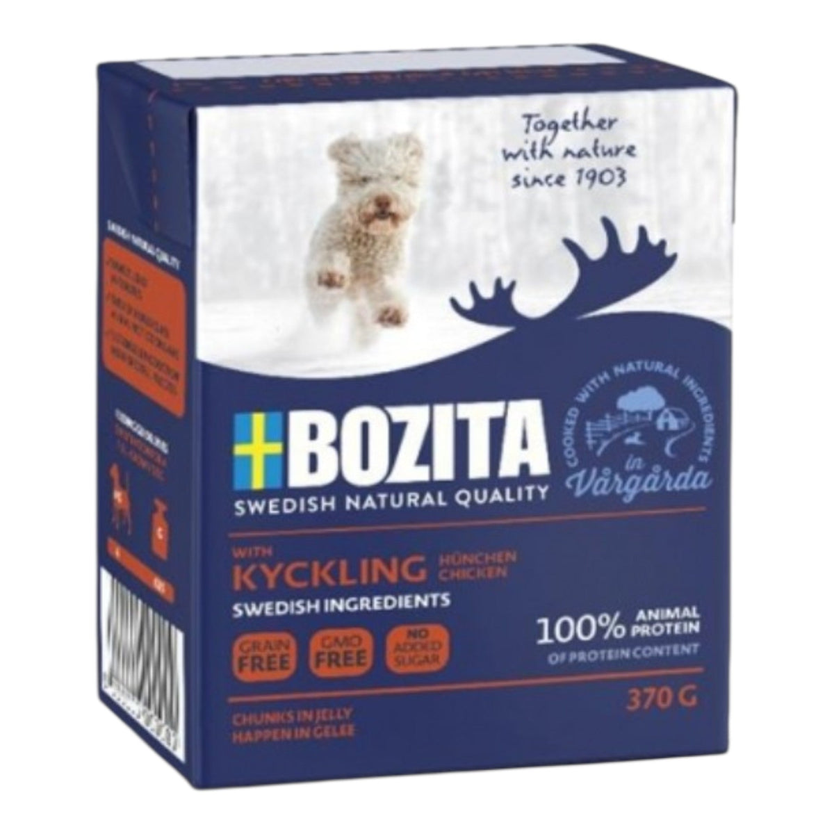 Bozita Dog Tetra Recard Happen in Gelee Hühnchen 6x370g