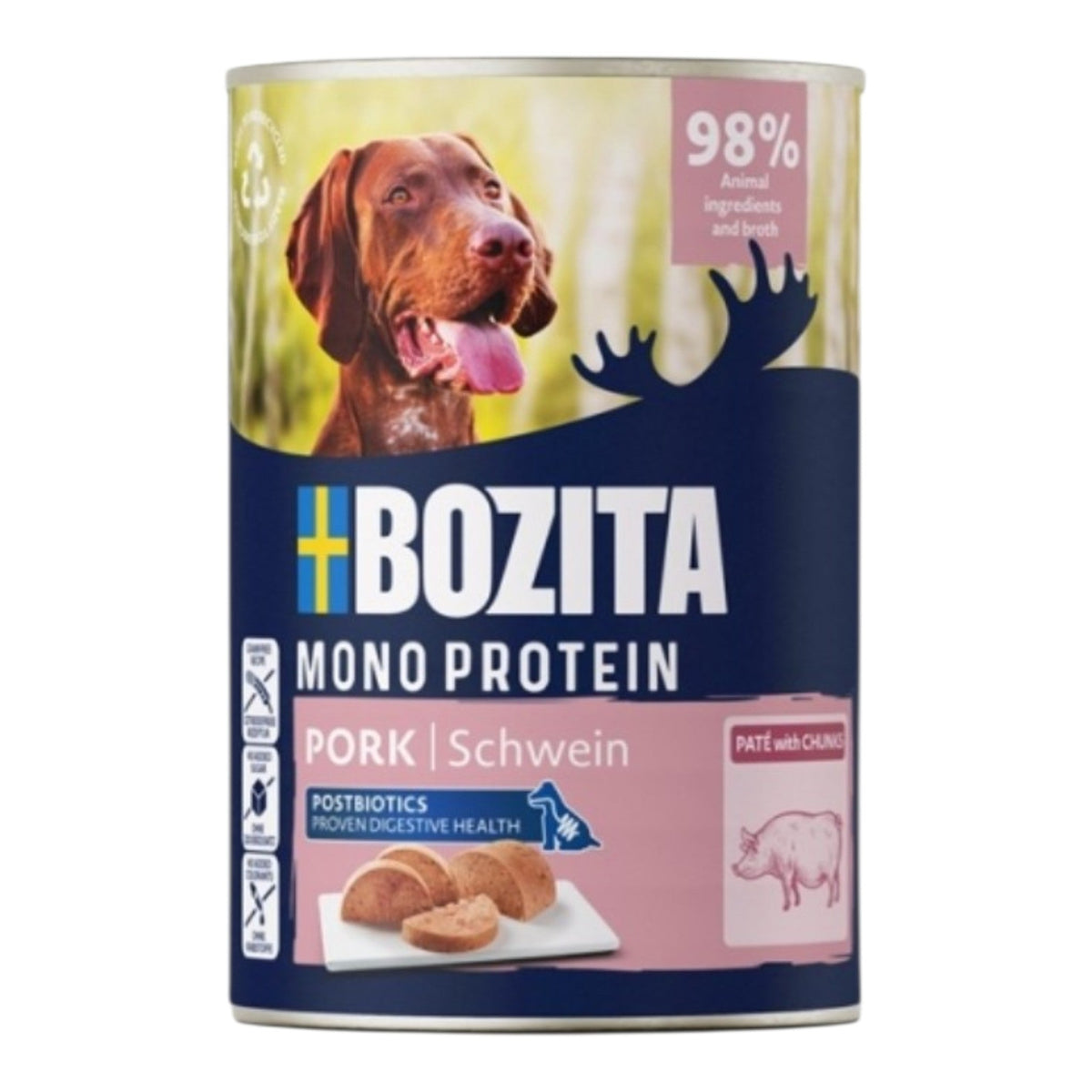 Bozita Dog Dose Pate Schwein 6x400g