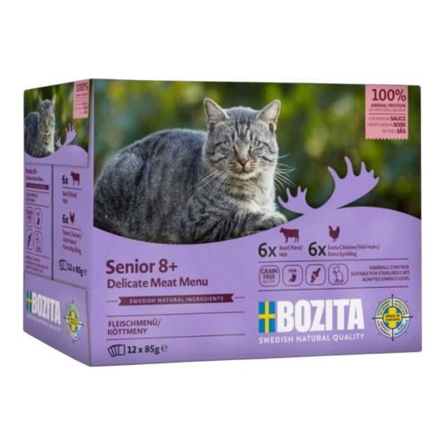 Bozita Cat Frischebeutel Senior 8+ Multibox 12x85g