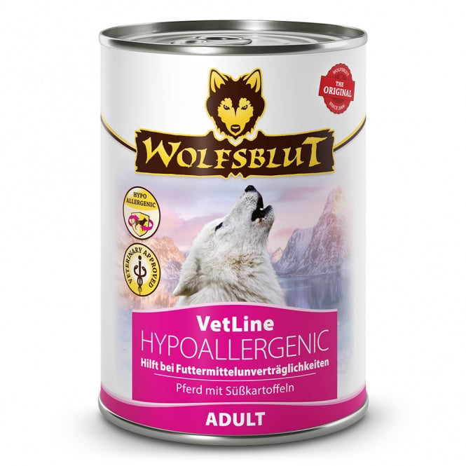 Wolfsblut Dose VetLine Hypoallergenic 6x395g